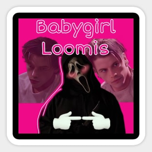 Babygirl Loomis Sticker